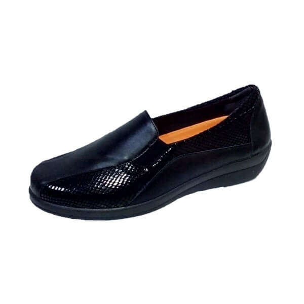 DOCTOR CUTILLAS 53101 Zapato señora con velcro Negro